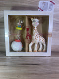 Sophie la Girafe Baby Rattle & Teether Set, Multicolor, 0m+, Animals Theme