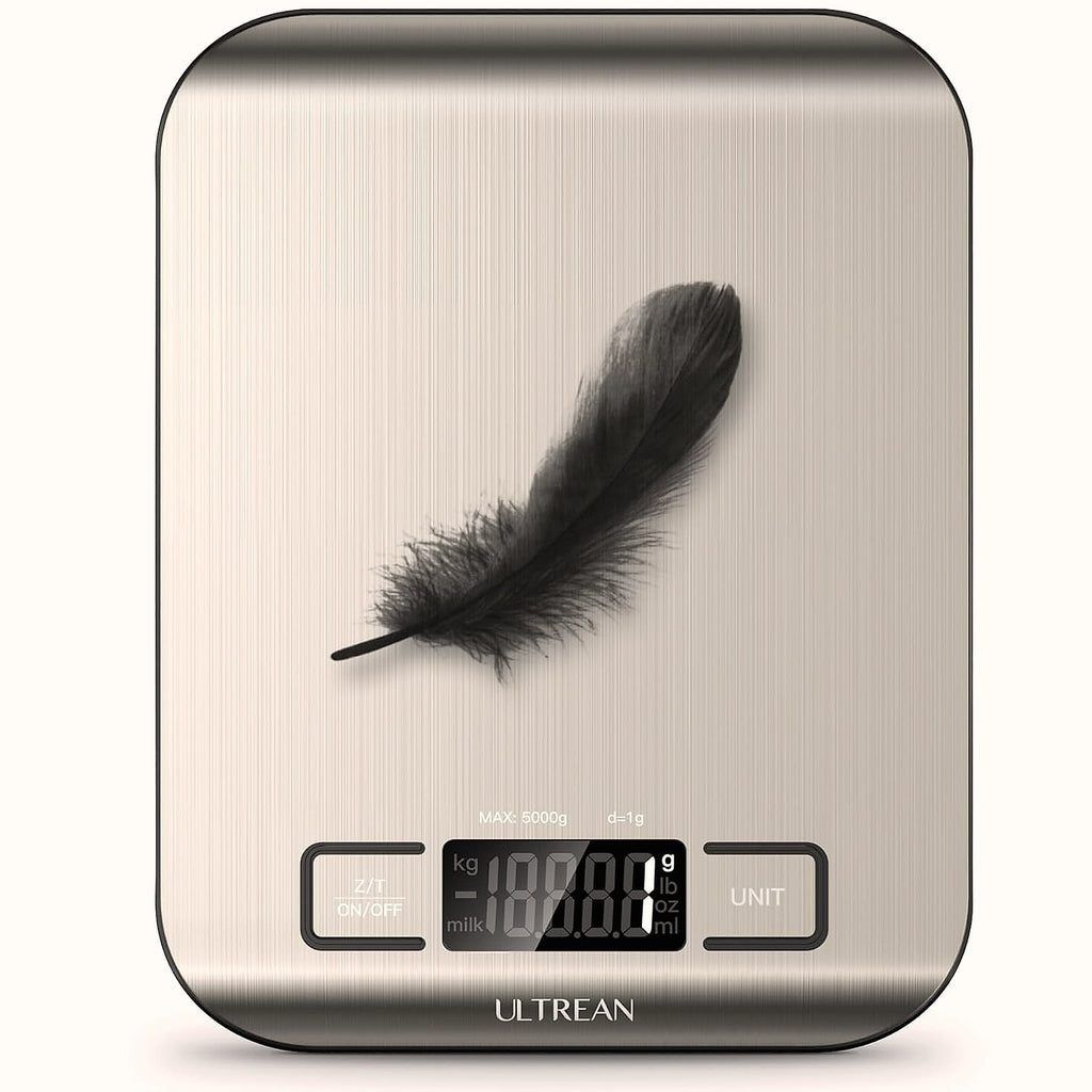 Ultrean Digital Kitchen Scale, 11lb Food Scale with LCD Display