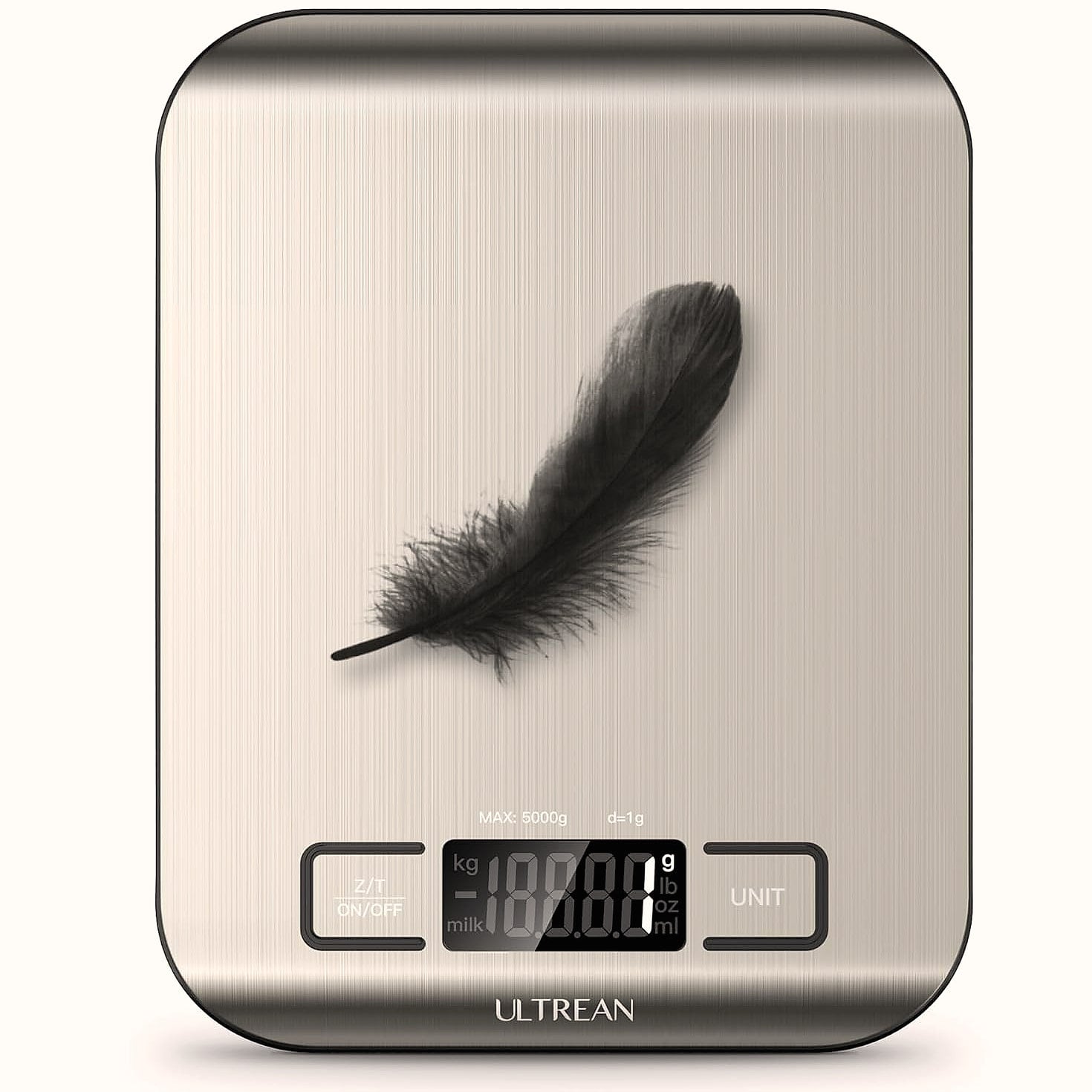 Ultrean Digital Kitchen Scale, 11lb Food Scale with LCD Display