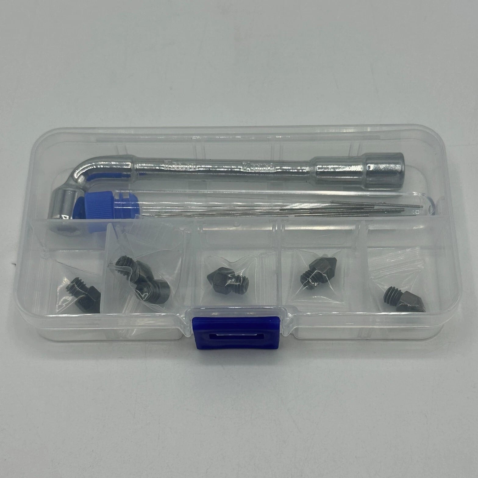 MK8 Hardened Steel Nozzle Kit 3D Printer Extruder Ender 2 3 5 CR .2 .4 .6 .8 1.0