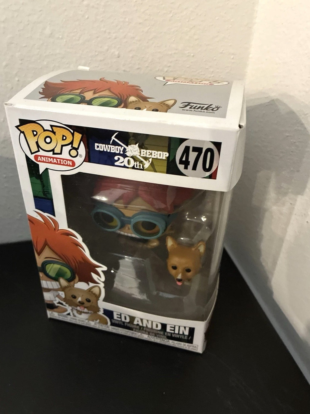 Funko Pop! Animation Cowboy Bebop Ed #148 & Ed and Ein #470 Vinyl Boxed Figures