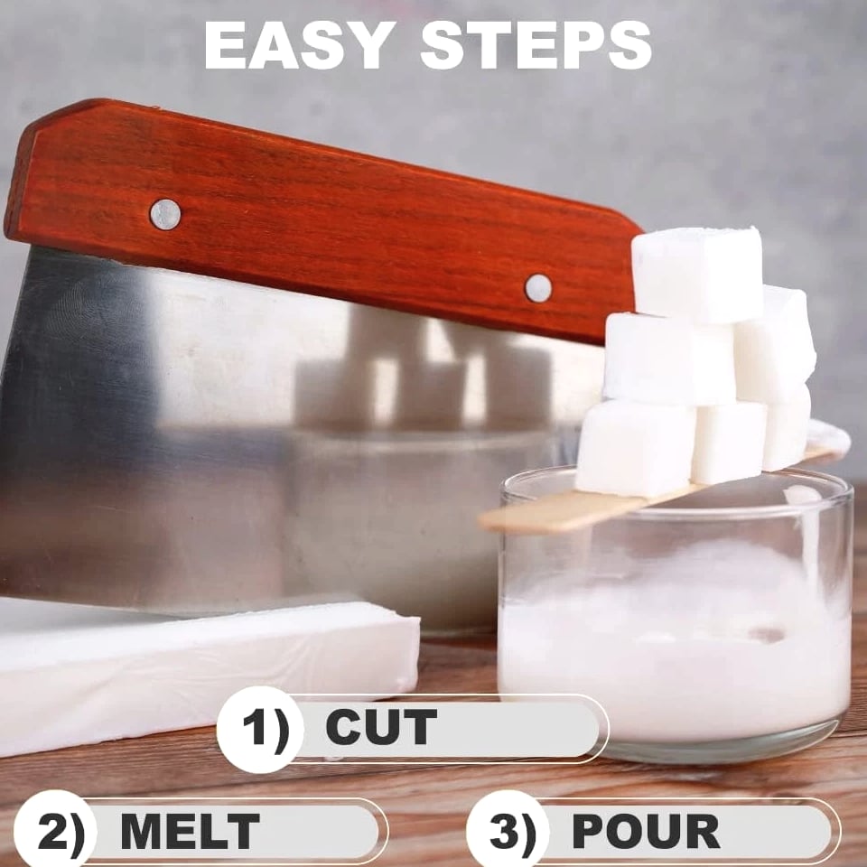 White Soap Base - Moisturizing Melt & Pour Glycerin Base for Soap Crafting
