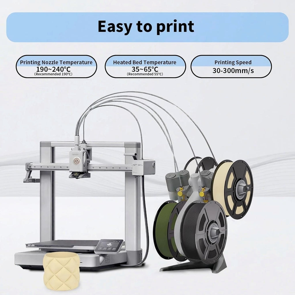 Matte PLA Filament 1.75mm Army Green PLA 30-300mm/s 3D Printer Filament 1kg 2...