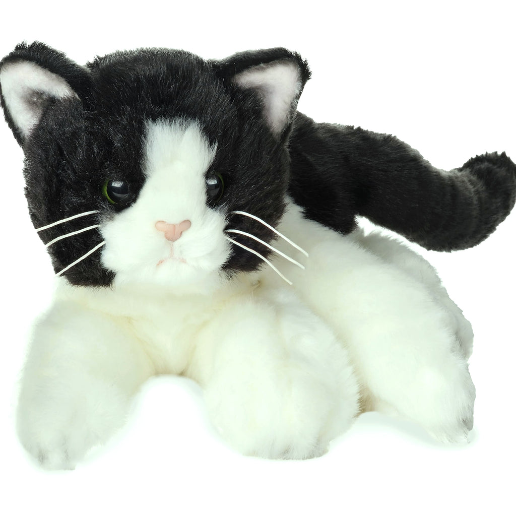 Bearington Lil' Socks 8 inch Gray Striped Cat Plush Toy