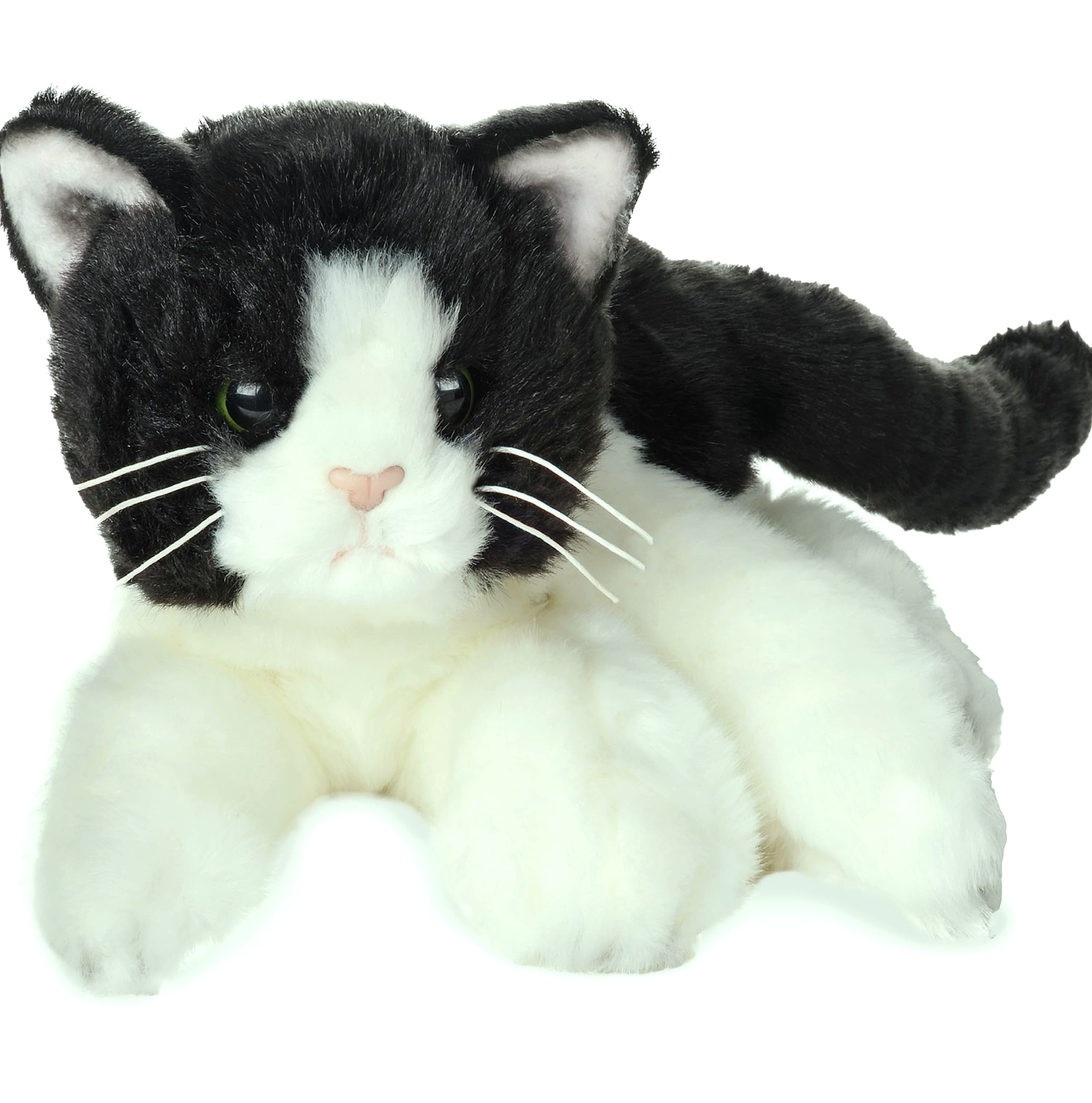 Bearington Lil' Socks 8 inch Gray Striped Cat Plush Toy