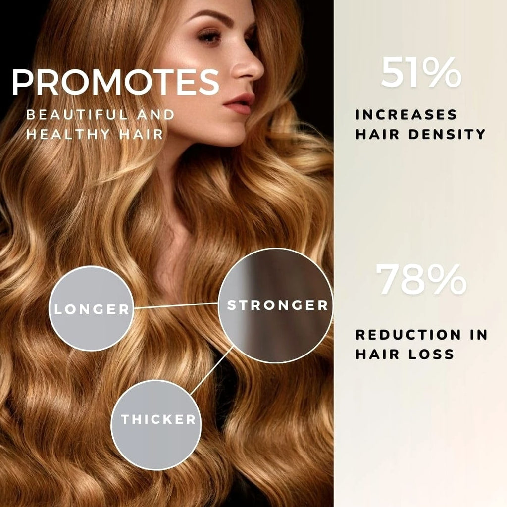 Belle Morgane Hair Growth with E, Turmeric & Argan Oil - Organic Dry Scalp Tre...