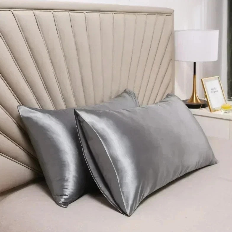 20*30 Inch Soft Breathable Smooth Cooling Mulberry Silk Pillowcase Set of 2