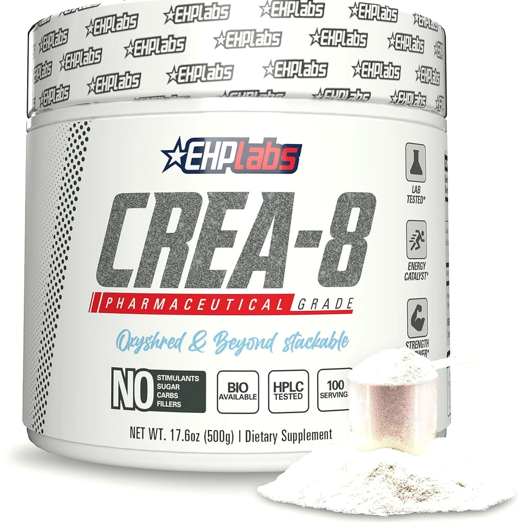 EHP Labs CREA-8 Micronized Creatine Monohydrate Powder 500g