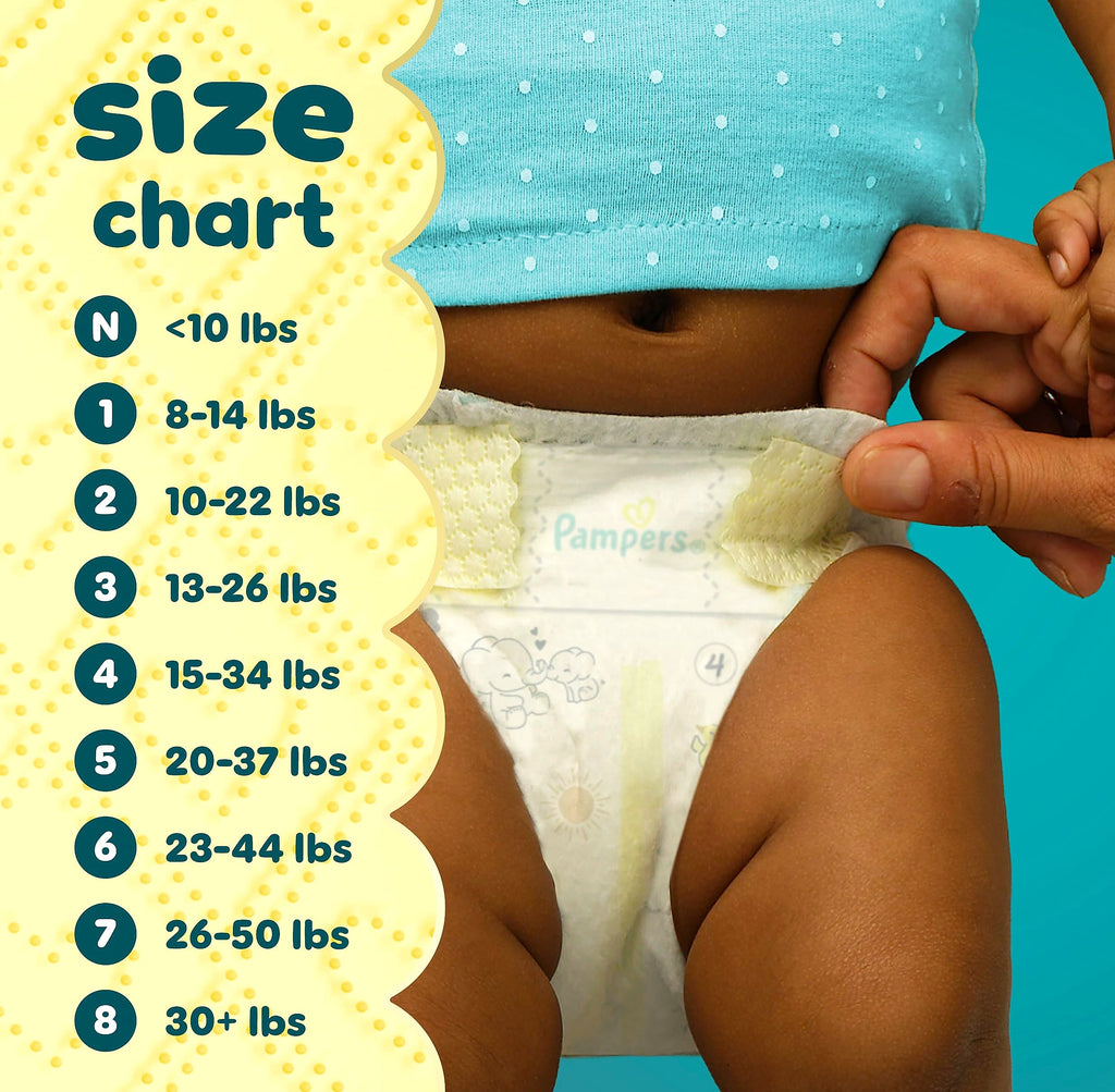Pampers Swaddlers Size 4 Diapers, 150 Count, Dry Comfort