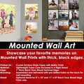 8"x10" Personalized Mounted Wall Art Prints with your choice of photo / image