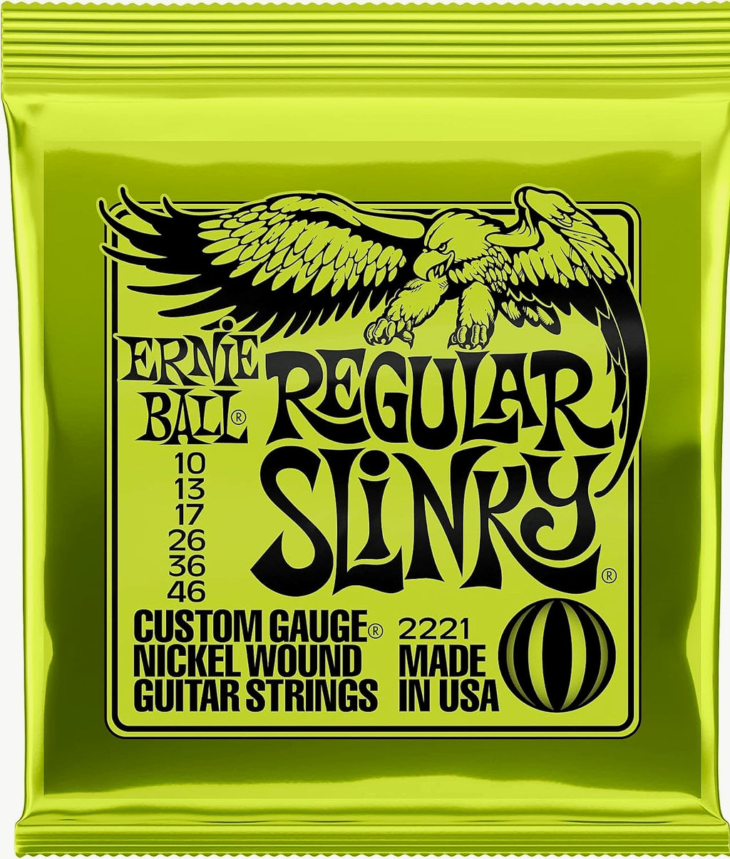 Ernie Ball Regular Slinky Nickel Wound Guitar Strings 10-46
