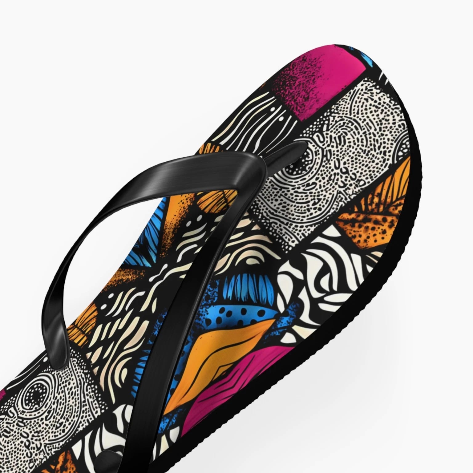 Floral and Feather Flip Flops | Beach Sandals for Summer Vibes Vacation Footwear