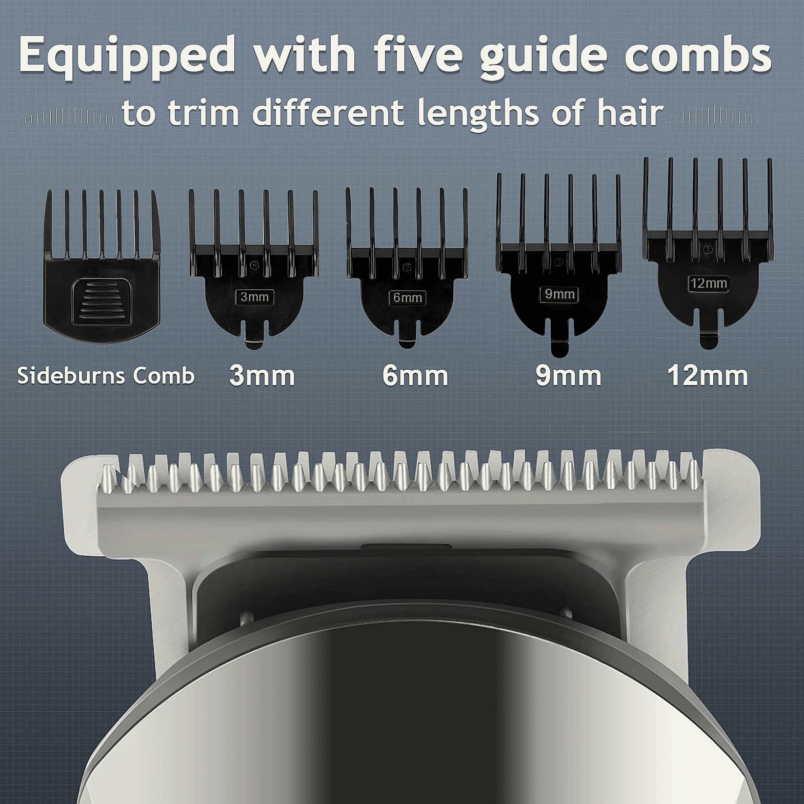 Ufree Beard Trimmer Kit, Waterproof Electric Razor for Men