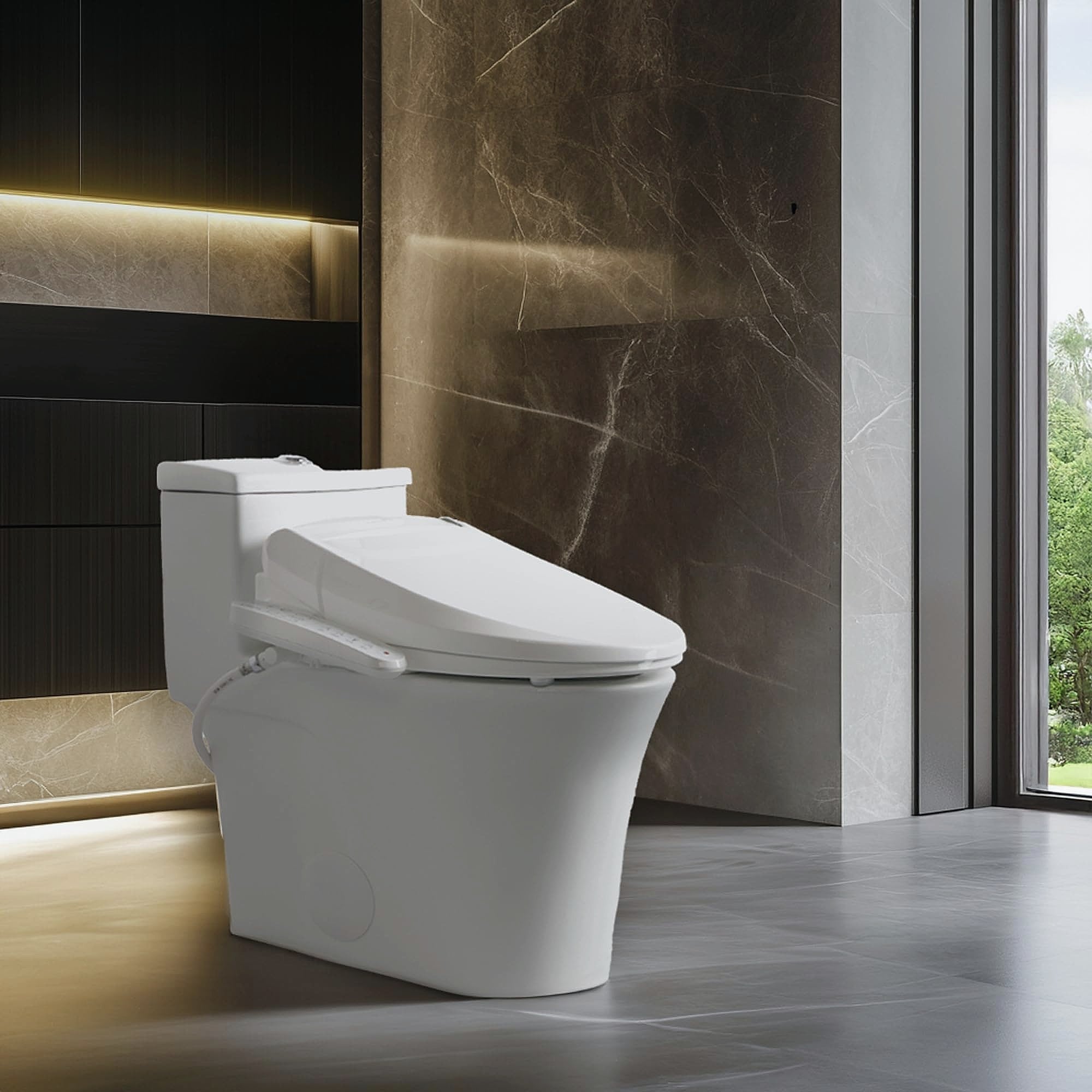 SmartBidet SB-2000 Smart Bidet Toilet Seat with Heated Seat