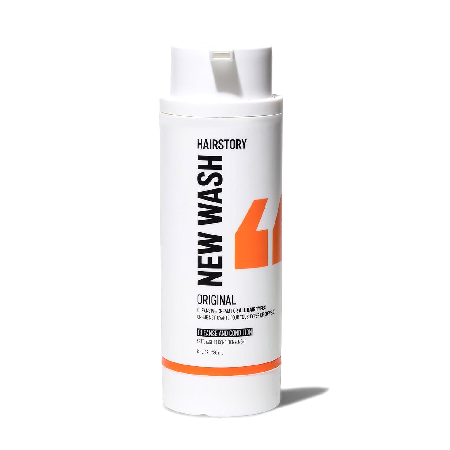 Hairstory New Wash Original Detergent-Free Cleansing Cream, 8 oz