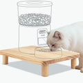 SZEE Elevated Cat Food Stand for Automatic Feeders
