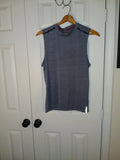 RBX Live Life Active Men’s Sleeveless Performance Tank Top Heather Blue Gray