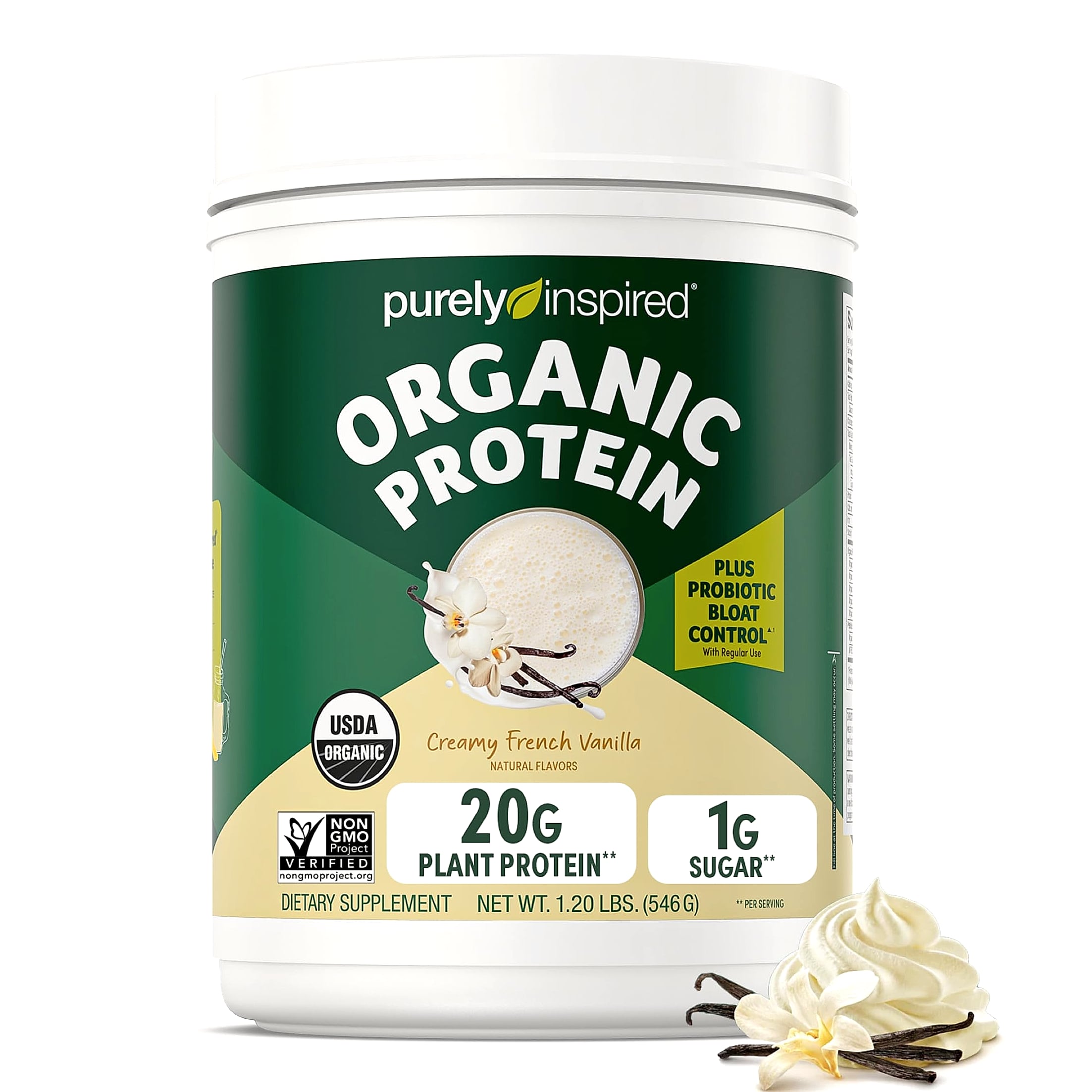 Purely Inspired Plant-Based Protein Powder Creamy French Vanilla