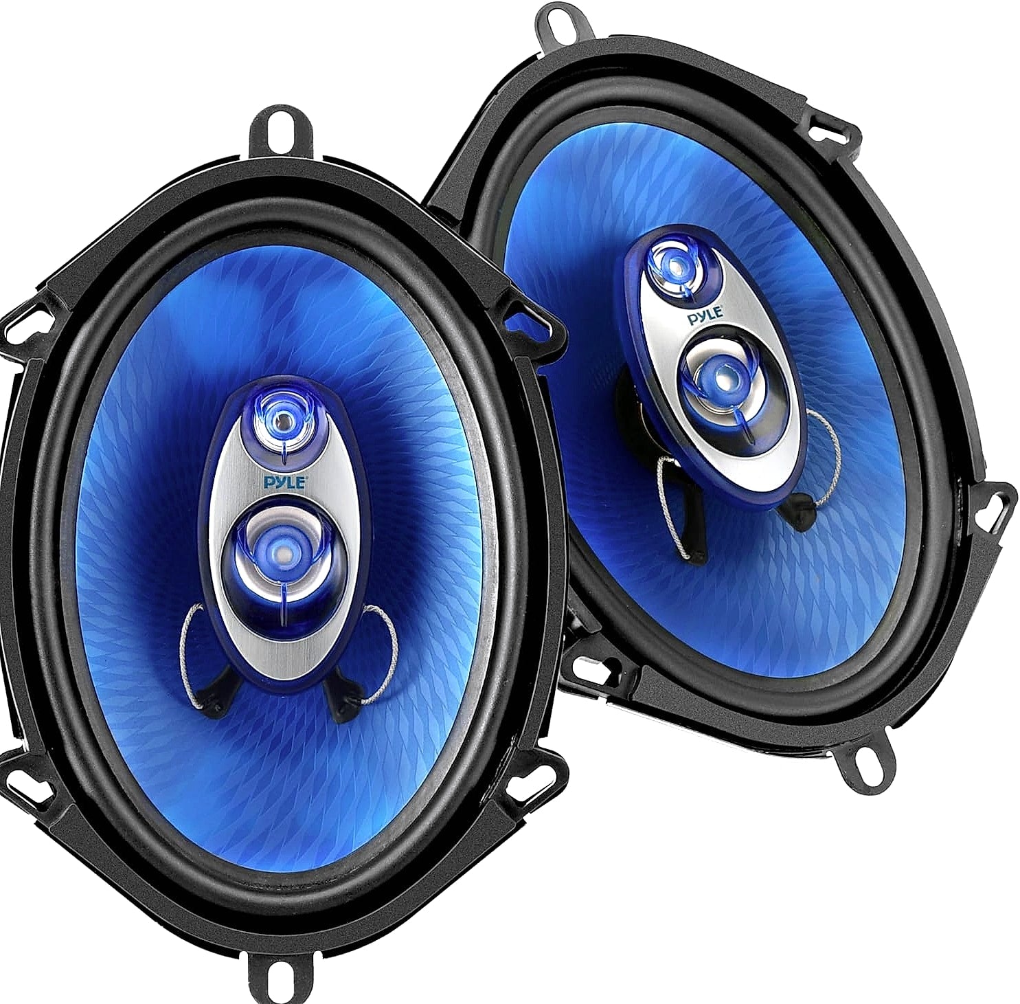 Pyle PL573BL 5x7 Car Speaker Pair 300W 3-Way System