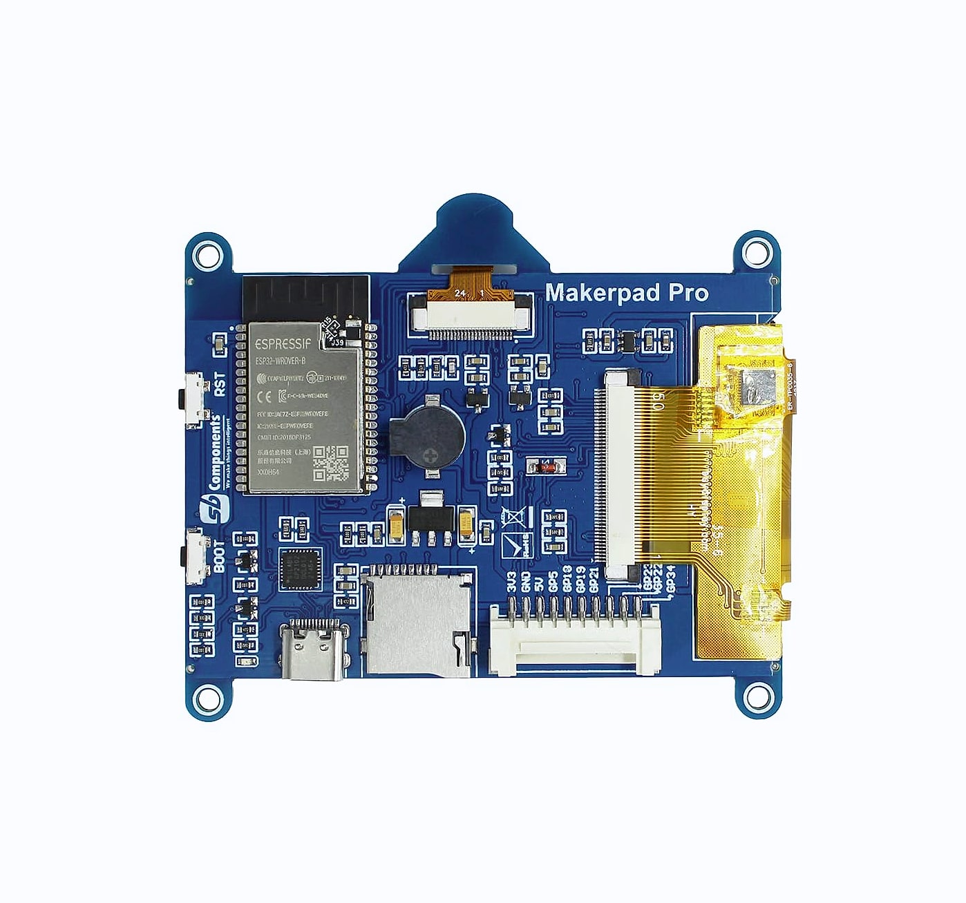 SB Components MakerPad Pro ESP32 3.5 inch Touch Display with Camera