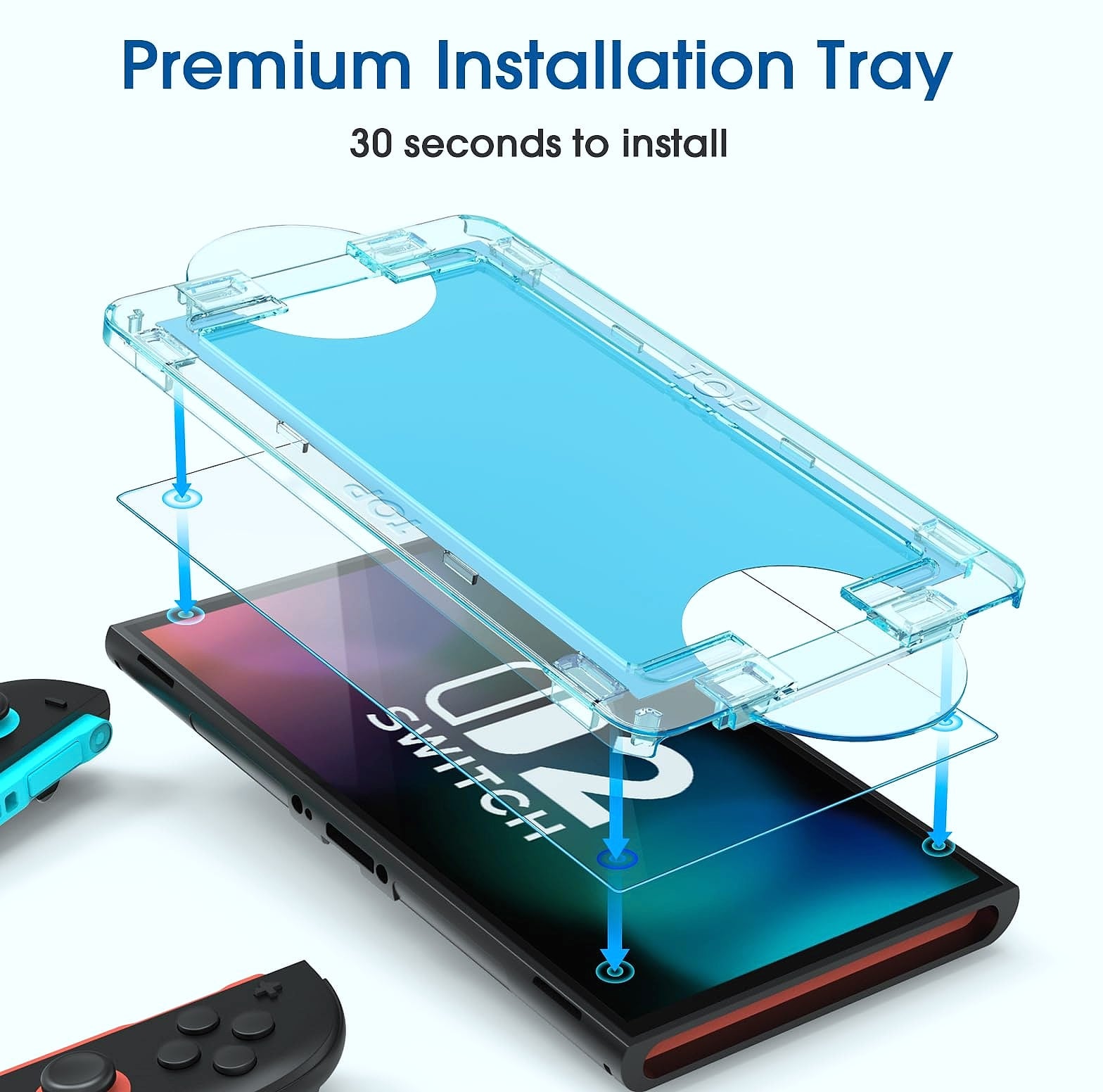 amFilm OneTouch Screen Protector for Nintendo Switch 2