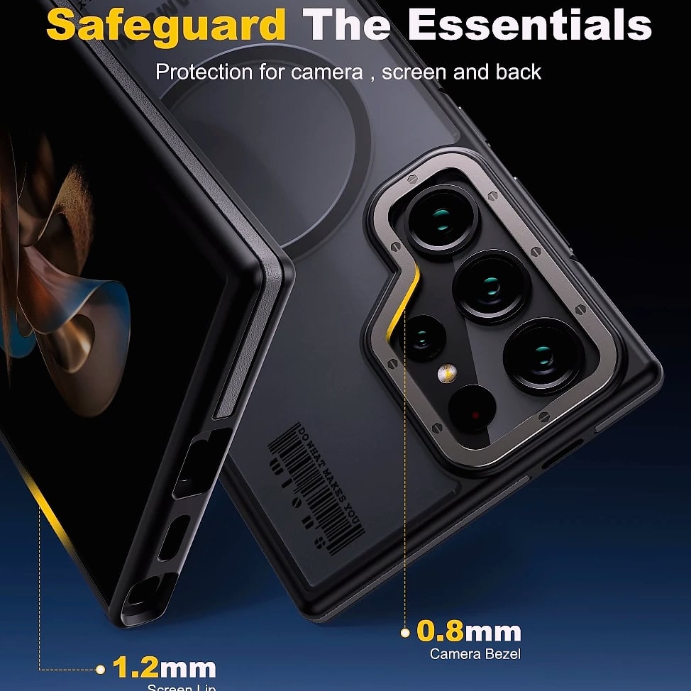 Samsung Galaxy S24 Ultra Magnetic Case, Shockproof TPU