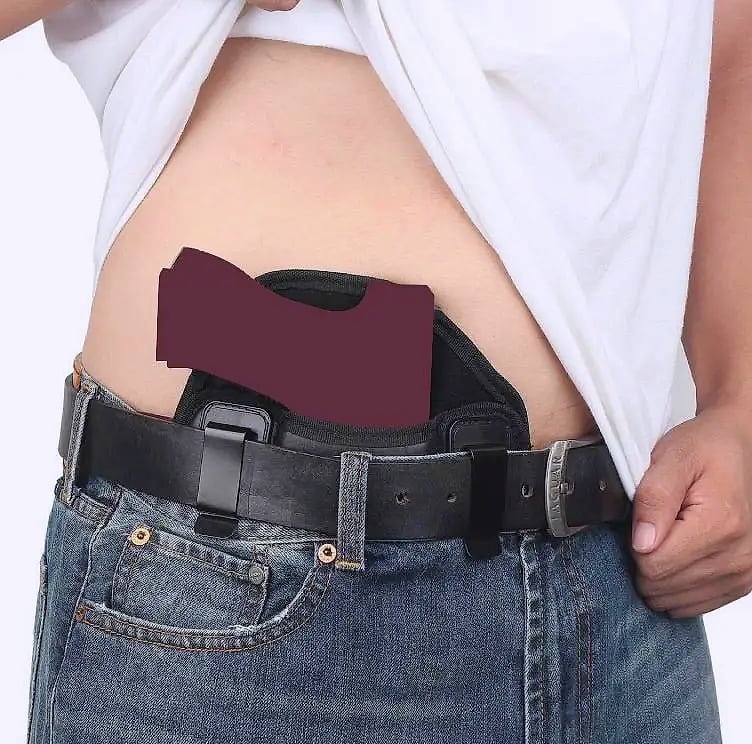 PU Leather Concealed Gun Holster for Glock 17 19 1911