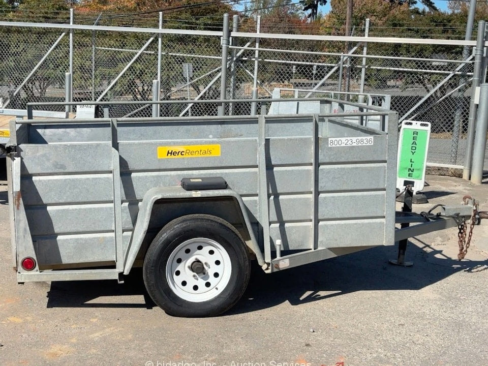 2018 Best Trailer Inc 5X8US Single Axle 8' Utility Equipment Box Trailer with Ramp