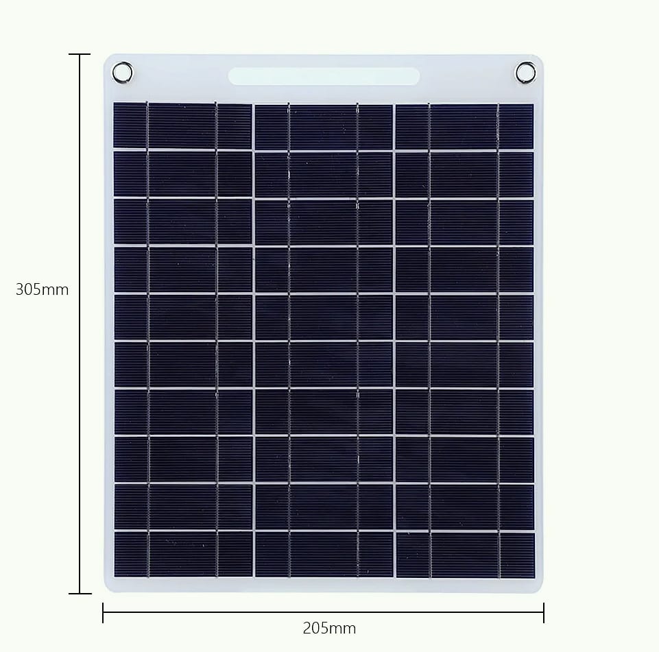 APWIKOGER 30W Solar Panel Portable 5V Phone Charger