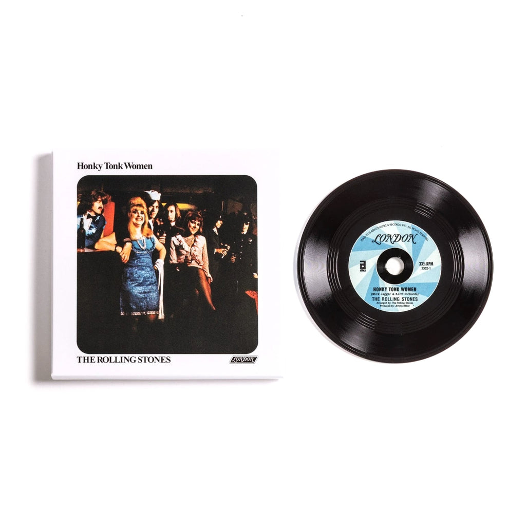 Crosley Rolling Stones RSD3 Turntable with Crate and Six 3-Inch Singles