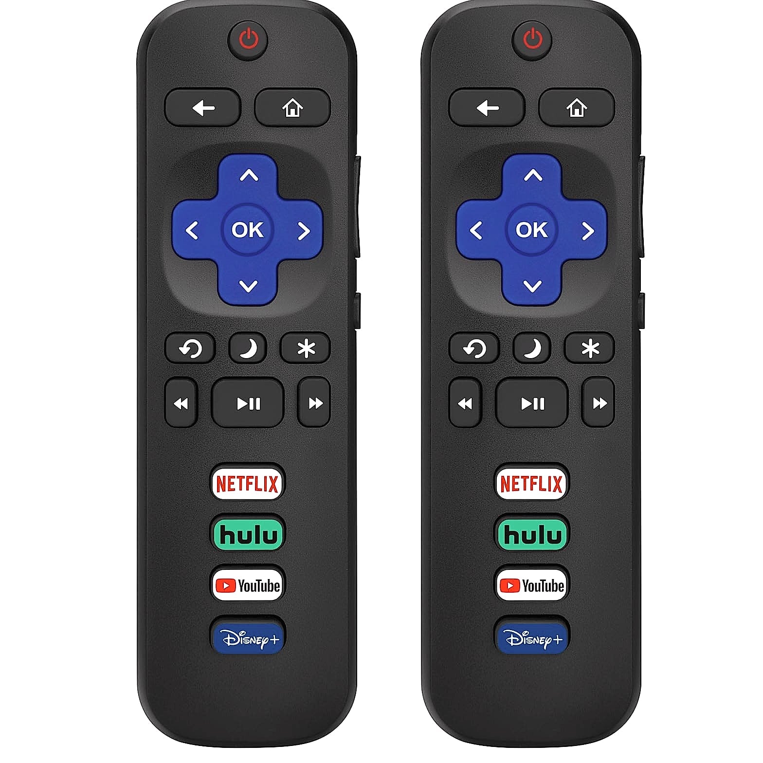 Acoyer Replacement Remote Control for Roku TV, 2-Pack