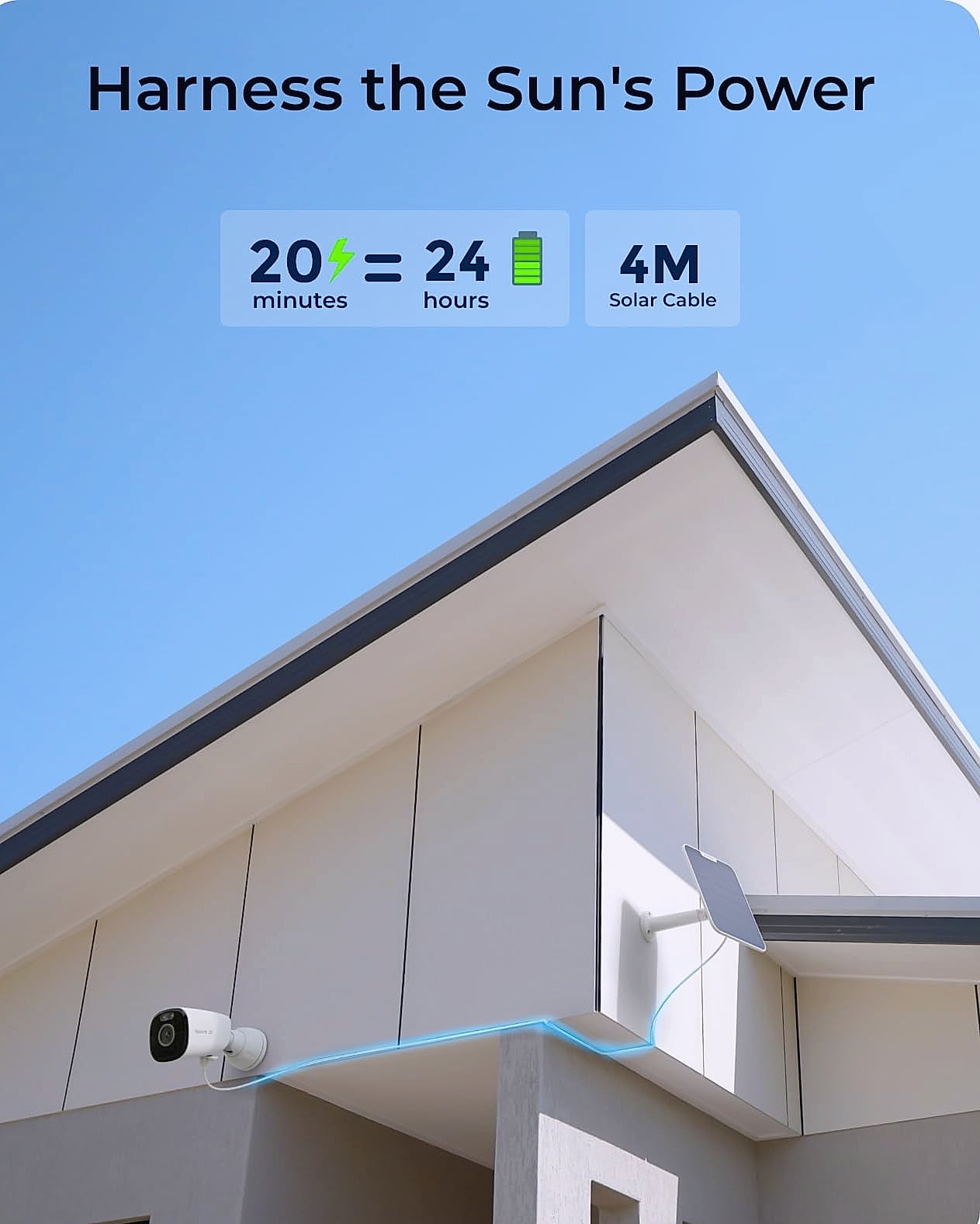 Reolink Argus Eco Ultra 4K Solar Wireless Security Camera Kit
