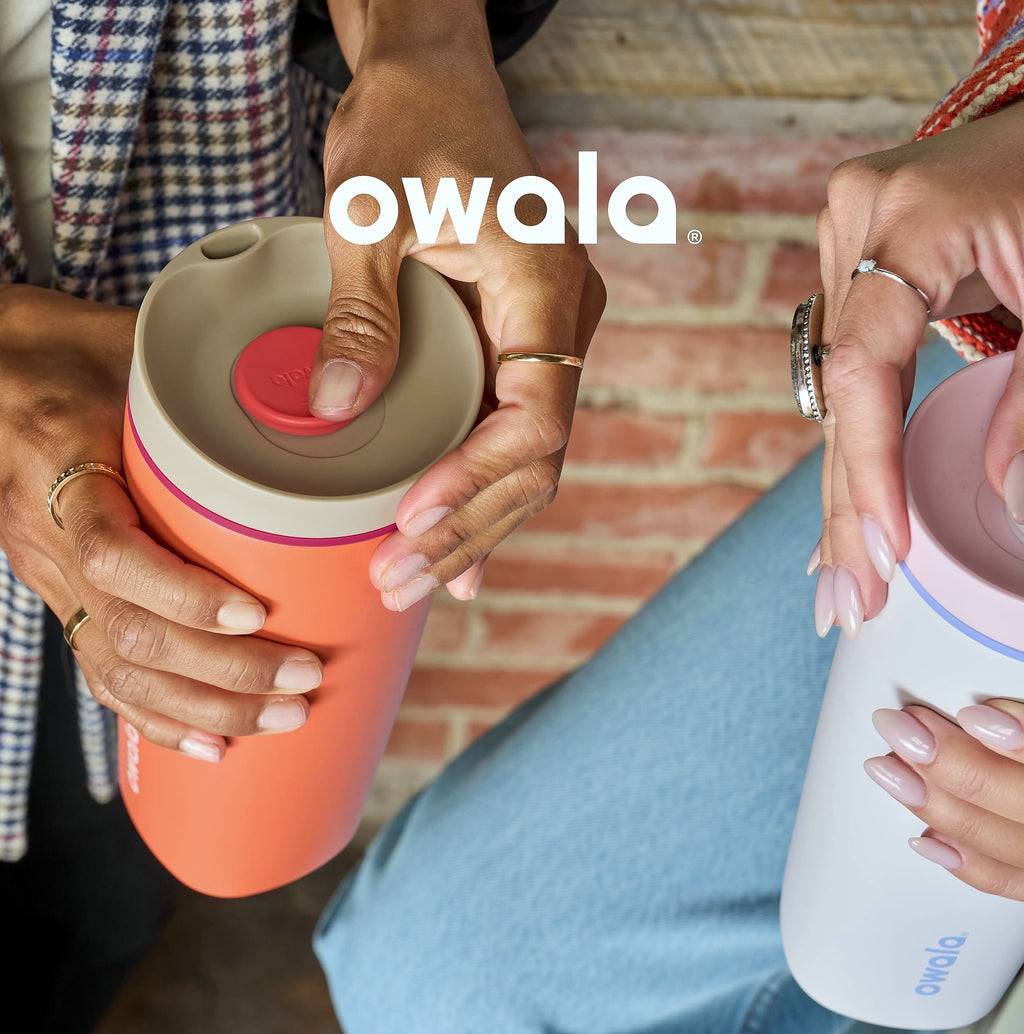 Owala SmoothSip Slider 12 oz Insulated Travel Coffee Mug