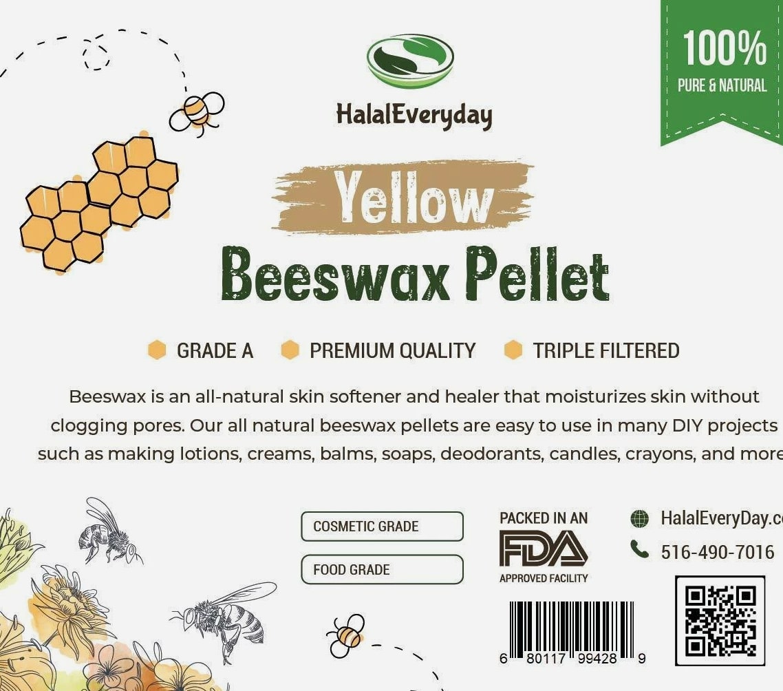 Beeswax Pellets White Yellow 100% Pure Organically Sourced Pastilles Bulk