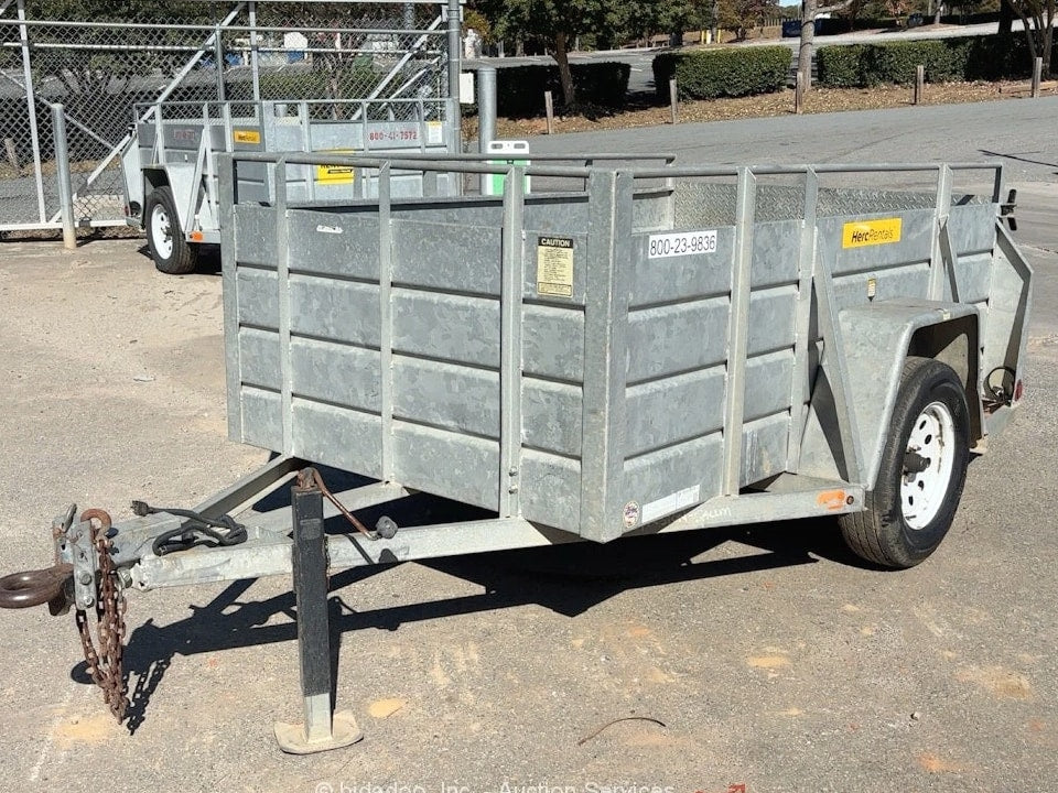 2018 Best Trailer Inc 5X8US Single Axle 8' Utility Equipment Box Trailer with Ramp