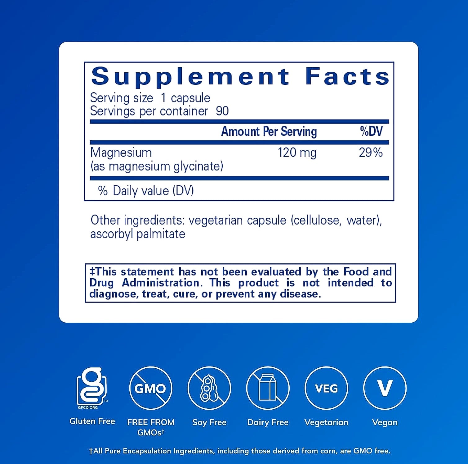 Pure Encapsulations Magnesium Glycinate Sleep Support 90 Capsules