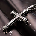 ATMDOG Stainless Steel Cross Necklace Religious Pendant