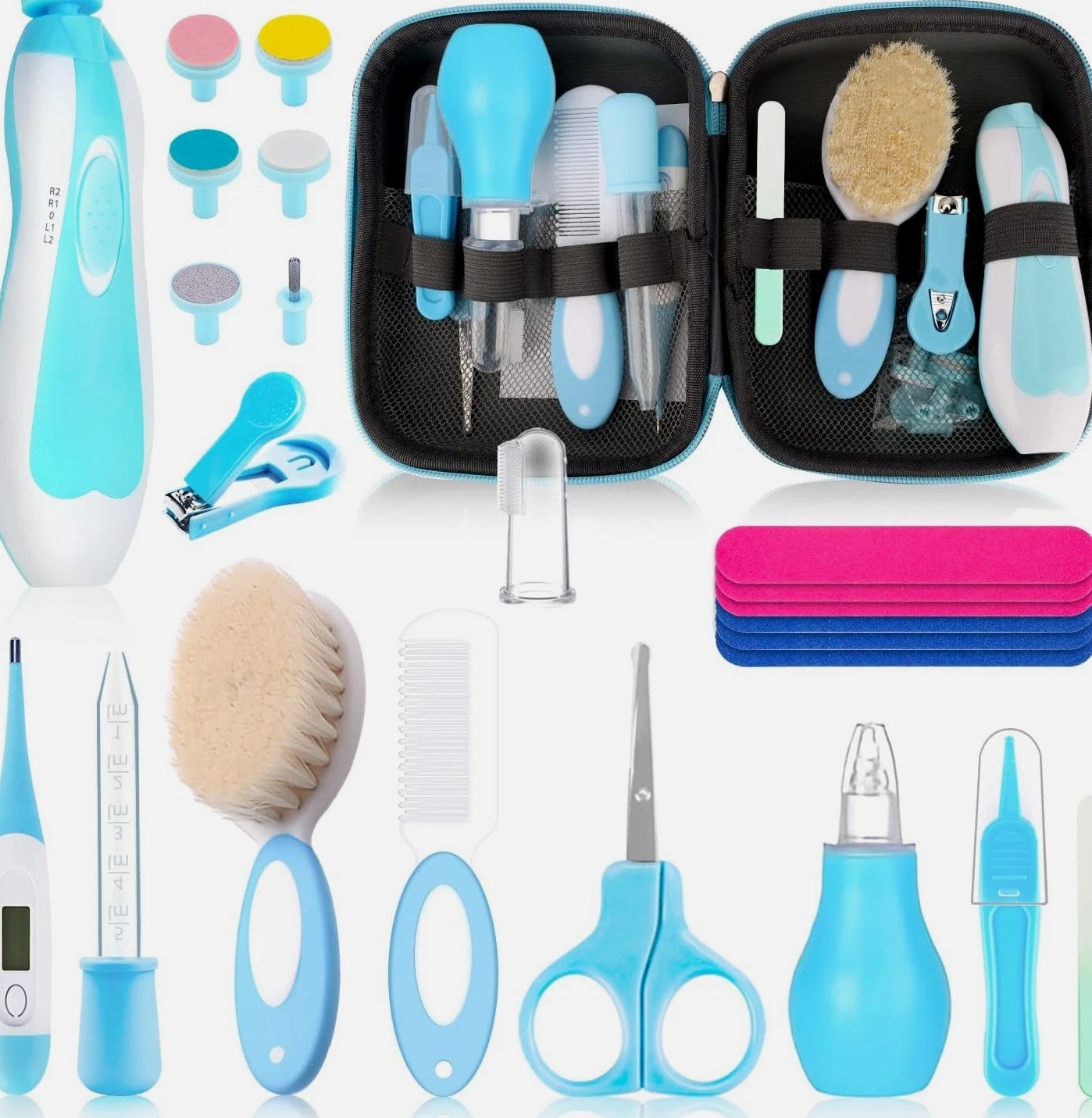 Baby Healthcare and Grooming Kit, Baby Safety Set Newborn Nursery Health Care Se