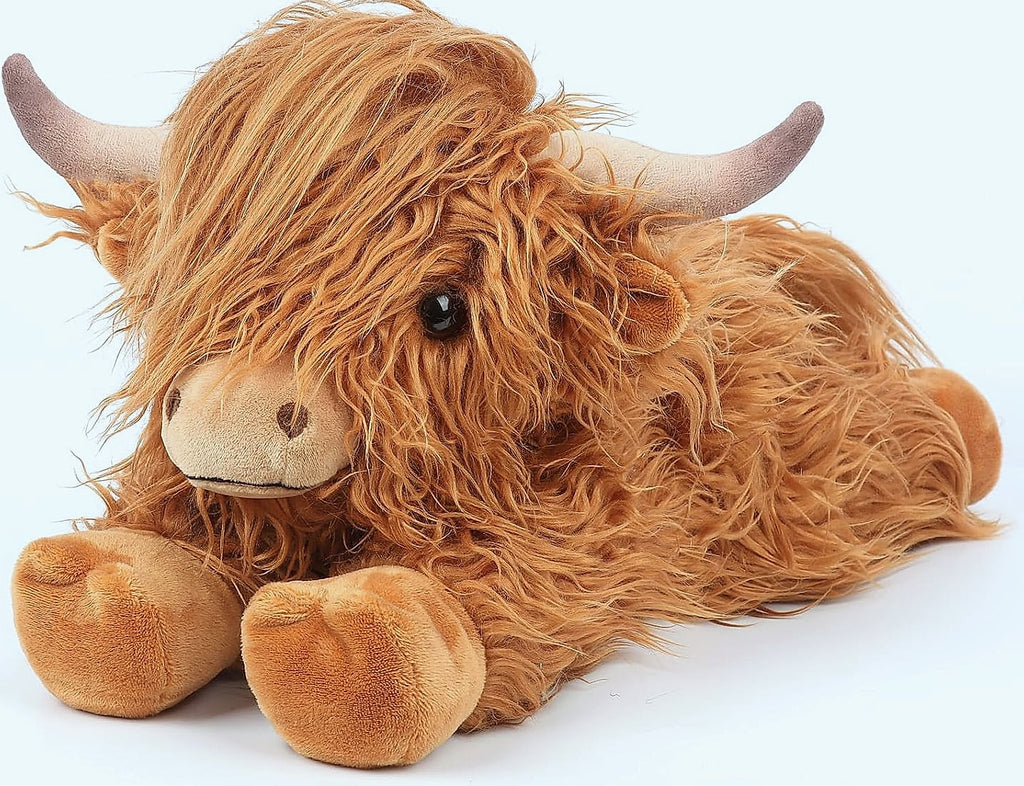 Cuckool Highland Cow Plush Heating Pad with Lavender Scent
