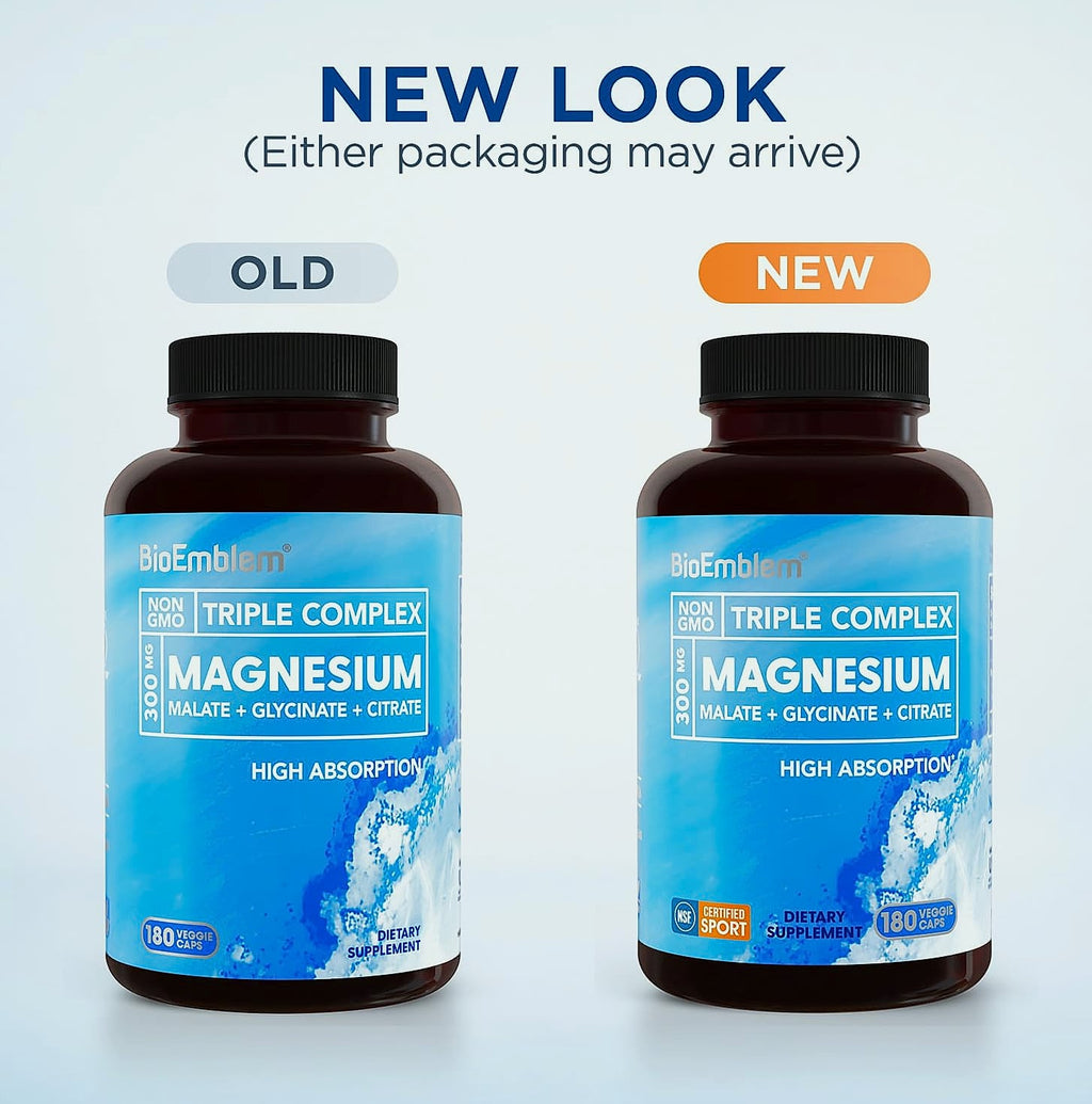 BioEmblem Triple Magnesium Complex 300mg Supplement