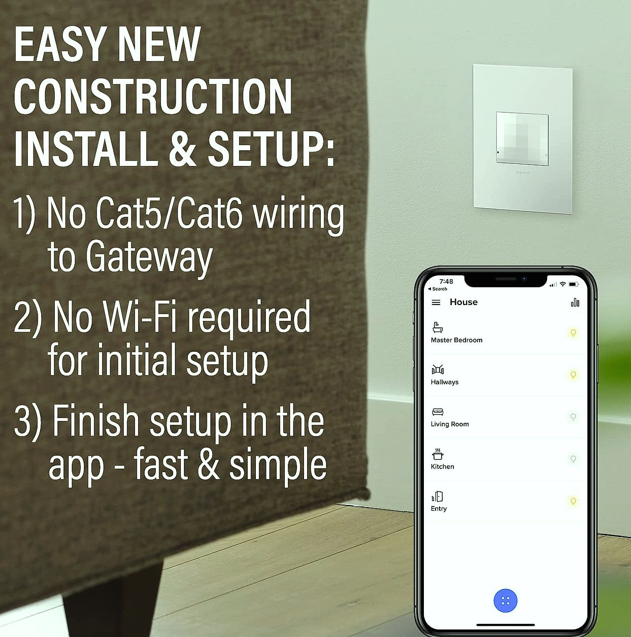 Legrand adorne with Netatmo Smart Home Gateway WNAH1W1