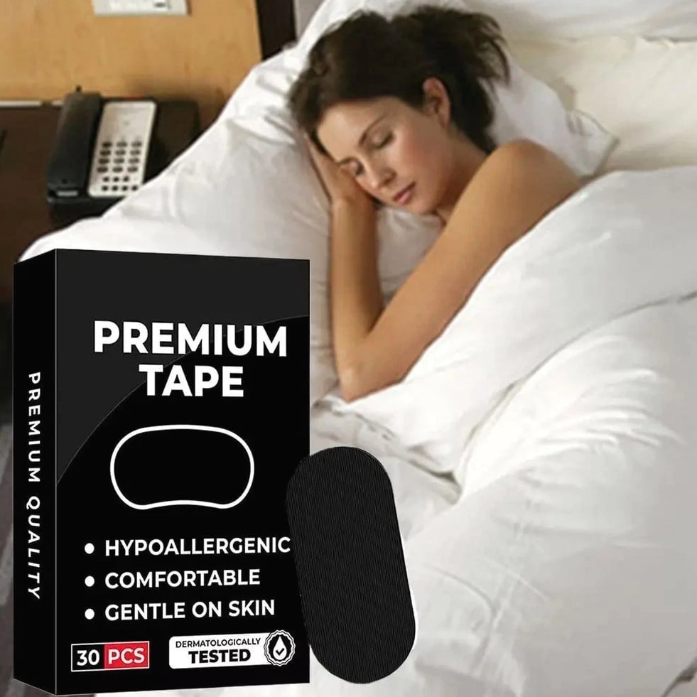 10 Pcs Anti Snore Mouth Breathing Tape For Better Sleep Nights Nasal Strips
