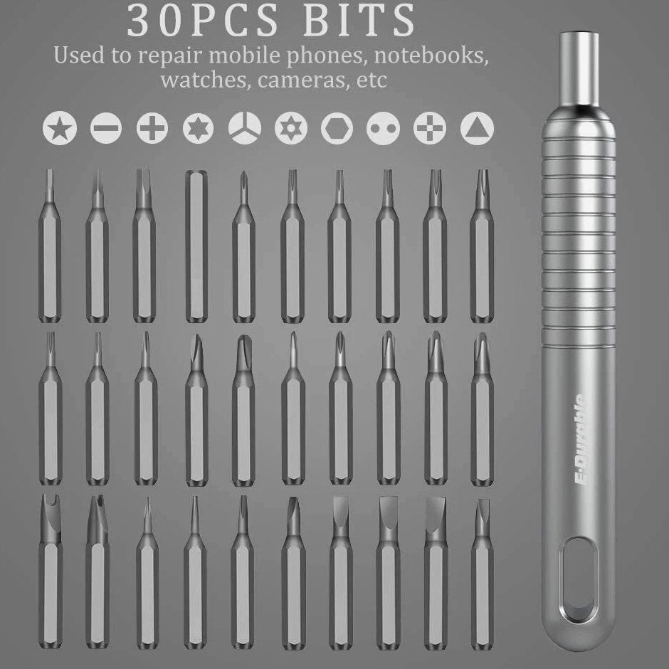 Precision 30PC Interchangeable Precision Screwdriver Set for Electronics Gadgets
