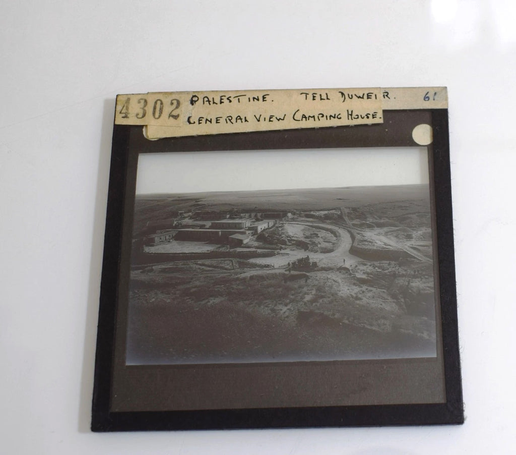 Photo TEL LACHISH EXCAVATION NO17 C1938 Vintage Magic Lantern Slide ISRAEL