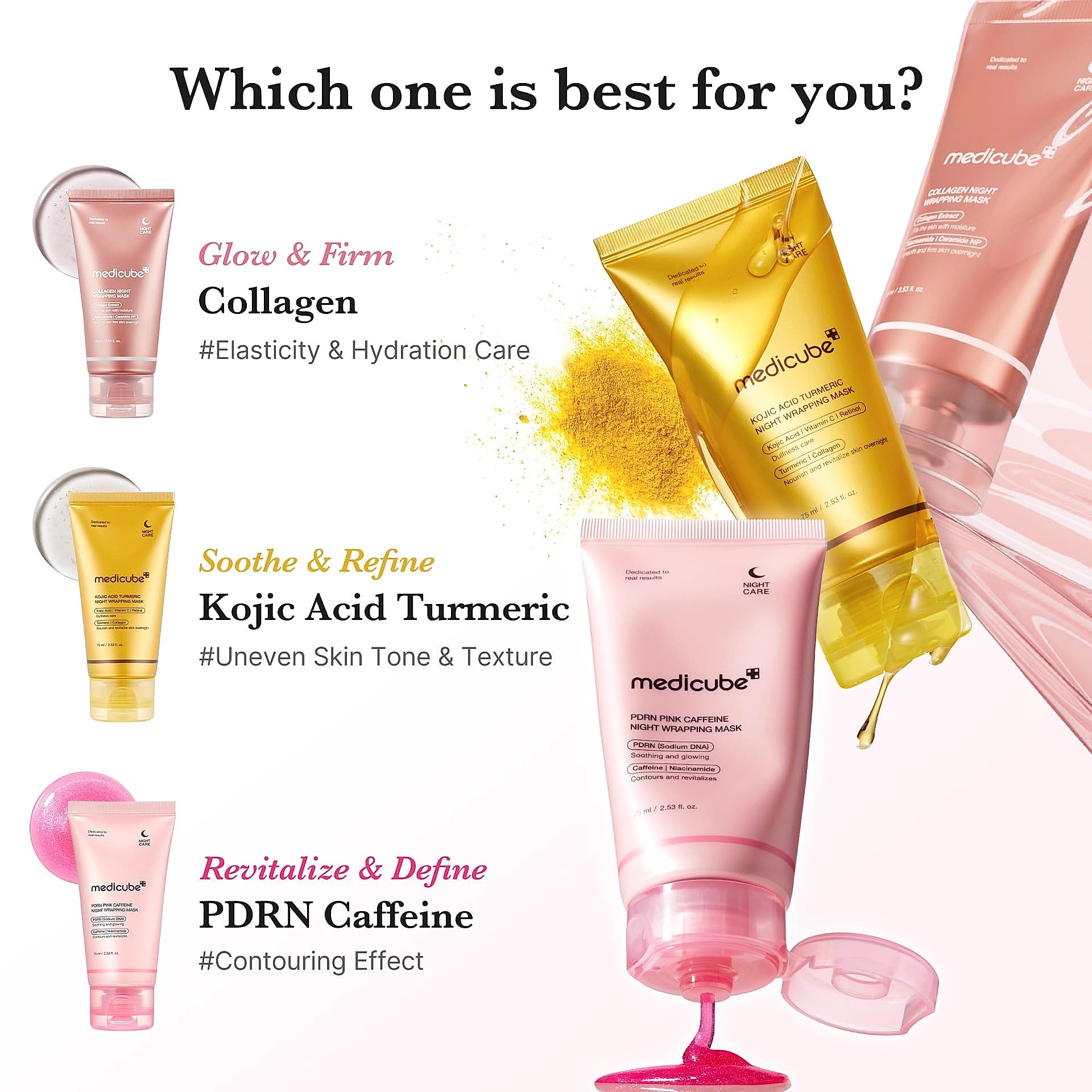 medicube Wrapping Mask Collagen Overnight Peel Off Facial