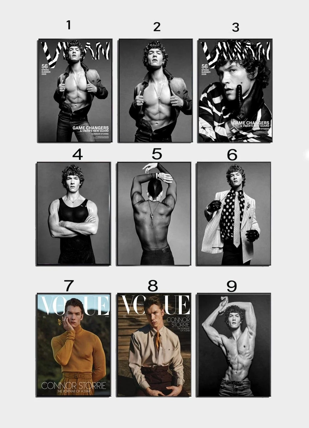 Star Connor the cover of VMAN Magazine 2026 Poster - Unframed