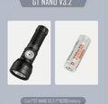 Lumintop GT Nano LED Flashlight 450m Compact Camping Light
