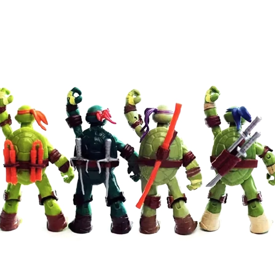 Teenage Mutant Ninja Turtles Classic Collection Tmnt Set of 4 Action Figures Toy