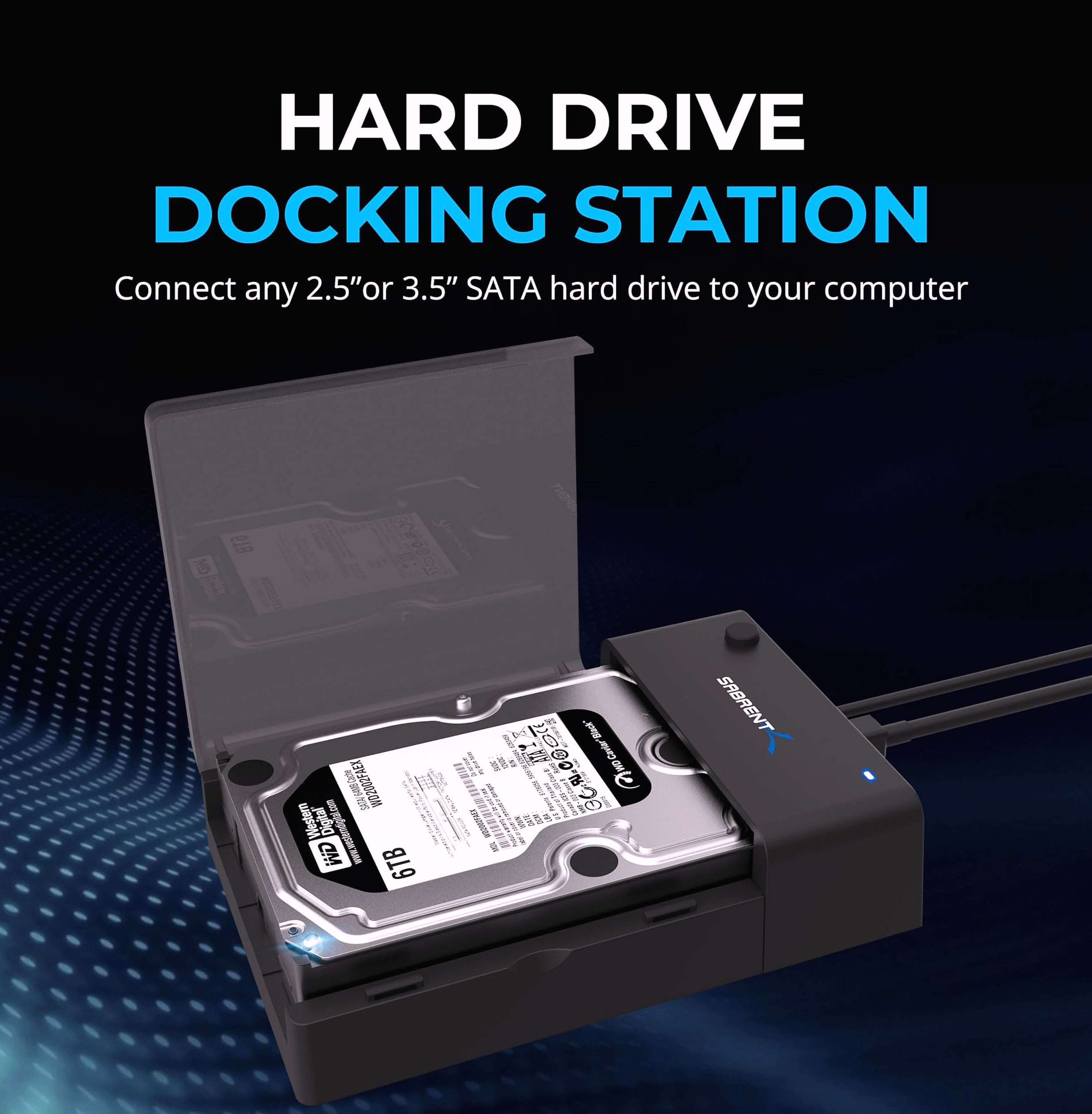 SABRENT EC-DFLT USB 3.0 SATA Hard Drive Docking Station