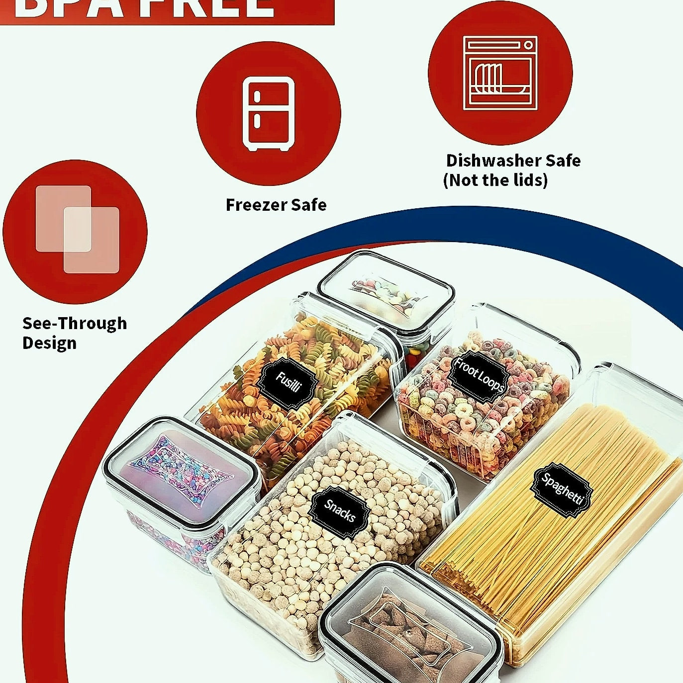 ATMDOG 24-Piece Airtight Food Storage Containers Set